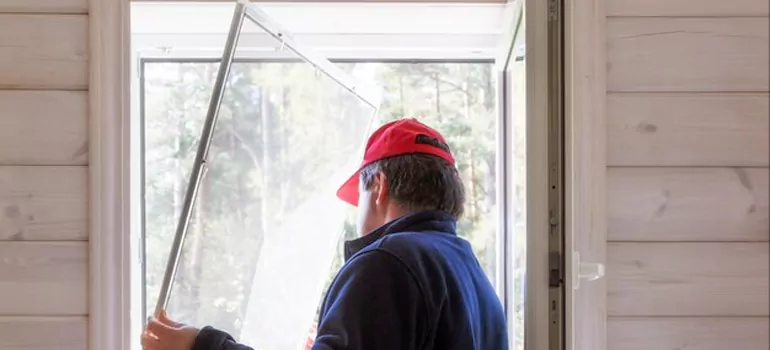 Expandable Window Screen Installation in Rockledge, FL