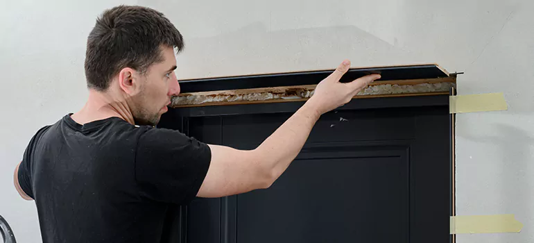 Wood Door Hole Repair in Rockledge, FL